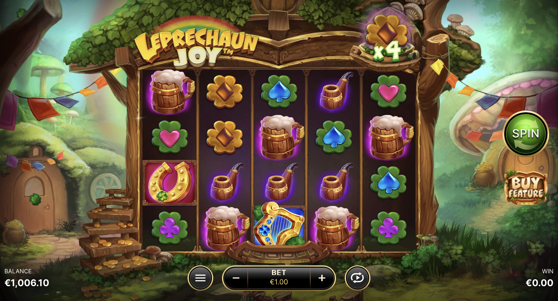 Игорный клуб Лев и видеослоты «Leprechaun Joy» от NetEnt